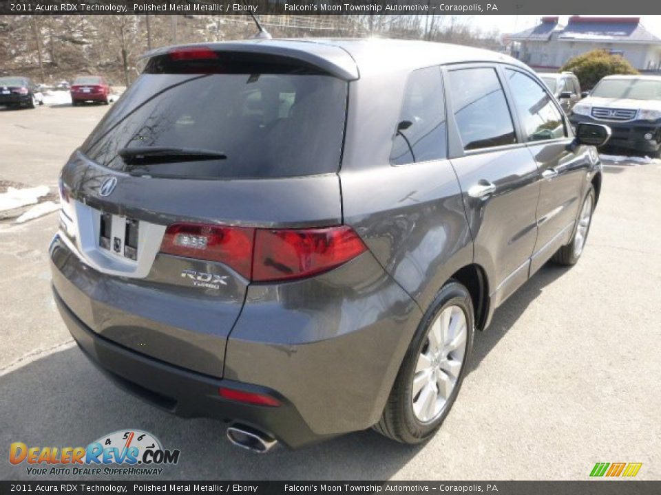 2011 Acura RDX Technology Polished Metal Metallic / Ebony Photo #5