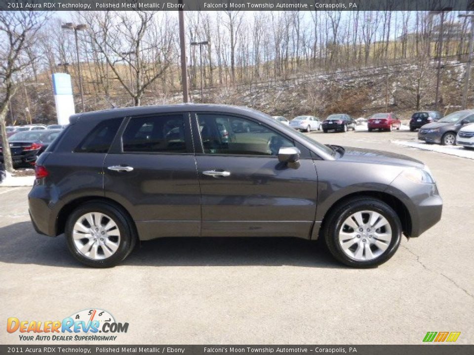 2011 Acura RDX Technology Polished Metal Metallic / Ebony Photo #6