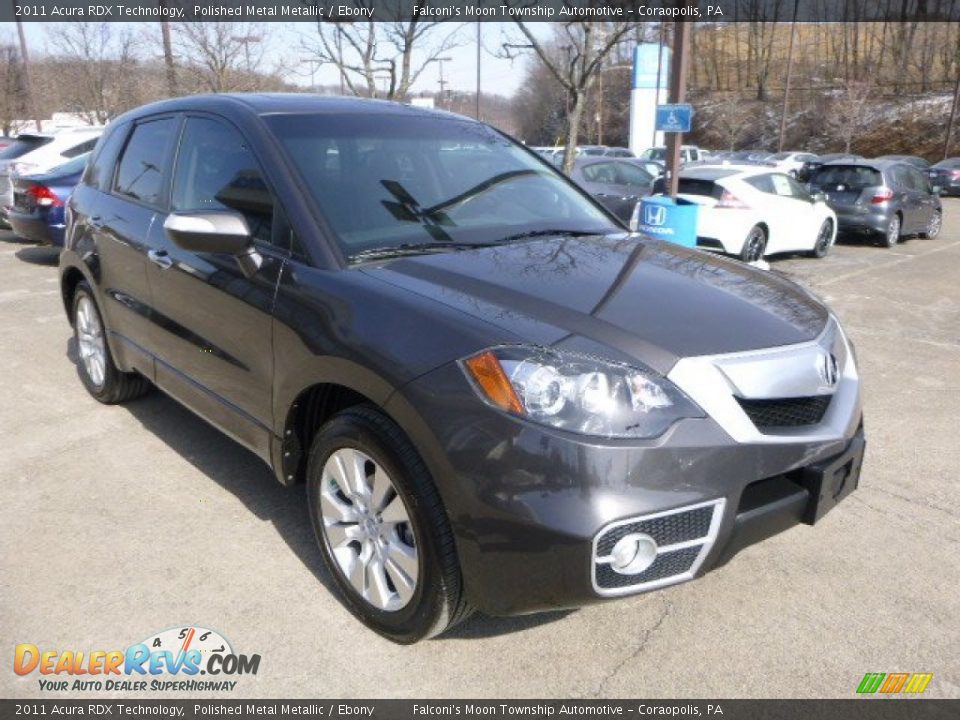 2011 Acura RDX Technology Polished Metal Metallic / Ebony Photo #7