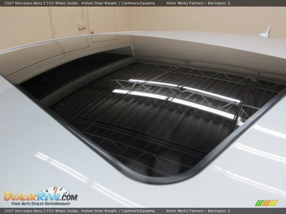 2007 Mercedes-Benz S 550 4Matic Sedan Iridium Silver Metallic / Cashmere/Savanna Photo #10