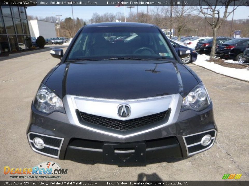 2011 Acura RDX Technology Polished Metal Metallic / Ebony Photo #8