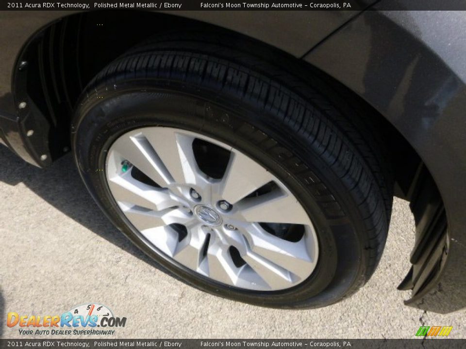 2011 Acura RDX Technology Polished Metal Metallic / Ebony Photo #9