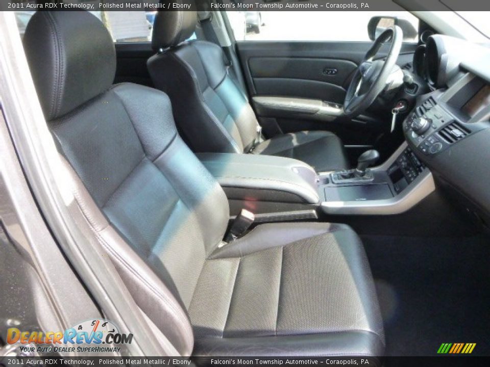 2011 Acura RDX Technology Polished Metal Metallic / Ebony Photo #10