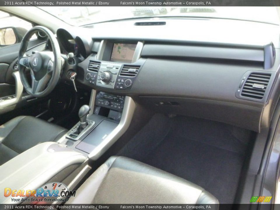 2011 Acura RDX Technology Polished Metal Metallic / Ebony Photo #12