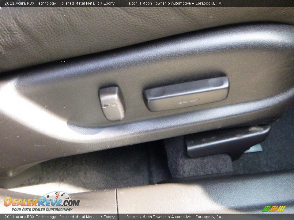2011 Acura RDX Technology Polished Metal Metallic / Ebony Photo #13