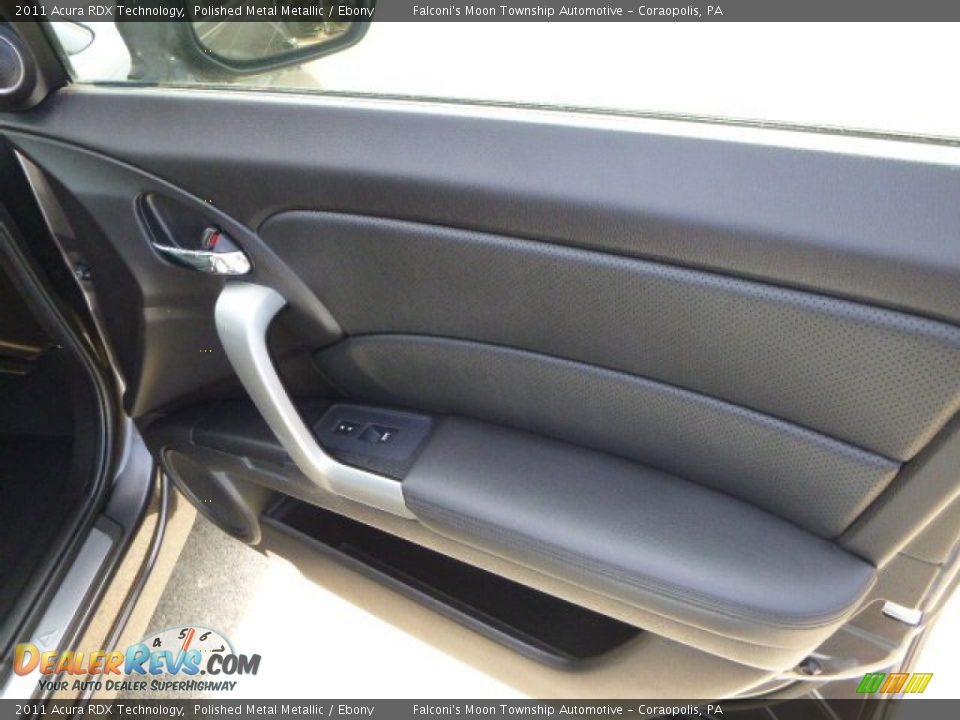 2011 Acura RDX Technology Polished Metal Metallic / Ebony Photo #14