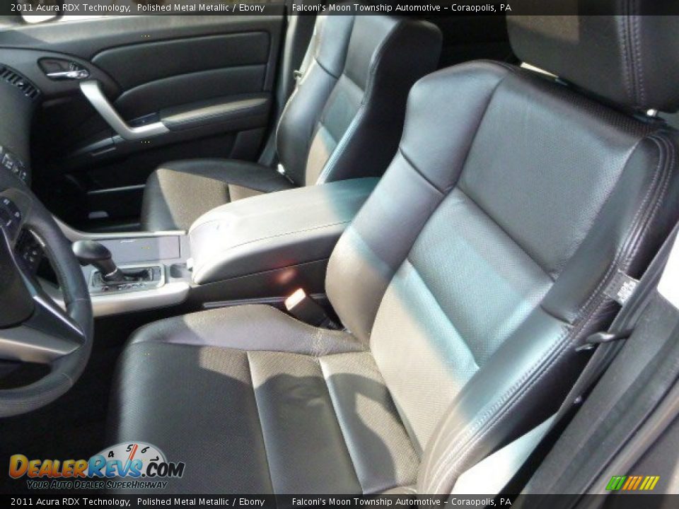 2011 Acura RDX Technology Polished Metal Metallic / Ebony Photo #16