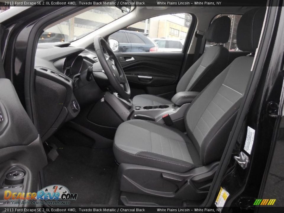 2013 Ford Escape SE 2.0L EcoBoost 4WD Tuxedo Black Metallic / Charcoal Black Photo #14