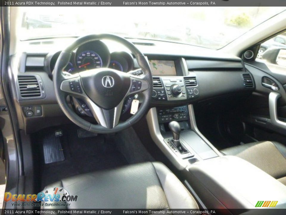 2011 Acura RDX Technology Polished Metal Metallic / Ebony Photo #18