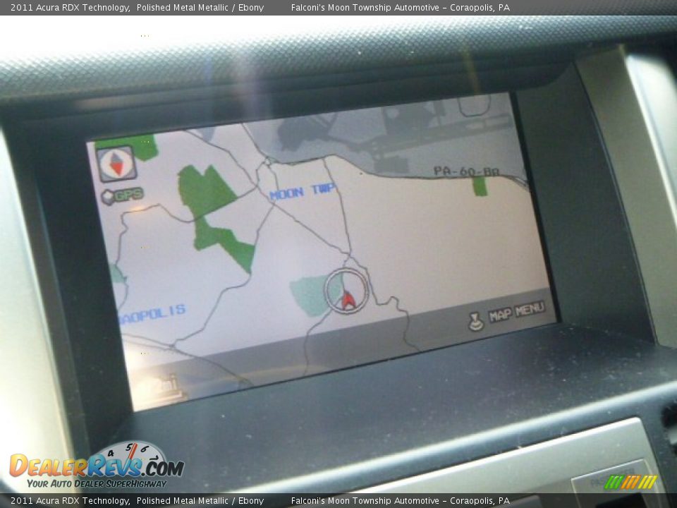 2011 Acura RDX Technology Polished Metal Metallic / Ebony Photo #21