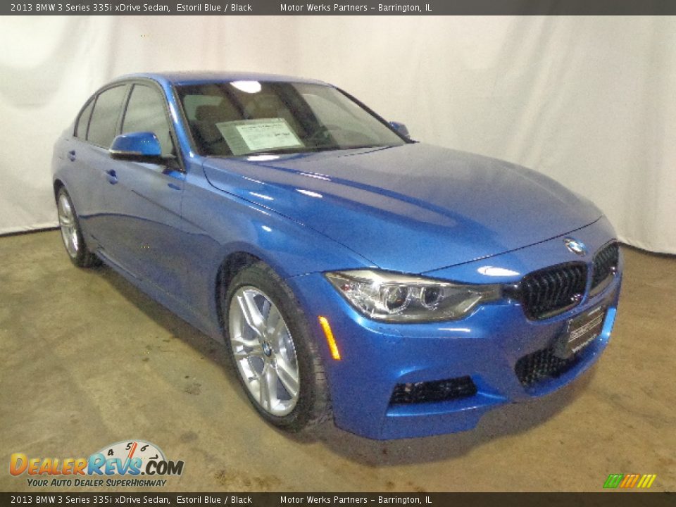 2013 BMW 3 Series 335i xDrive Sedan Estoril Blue / Black Photo #1