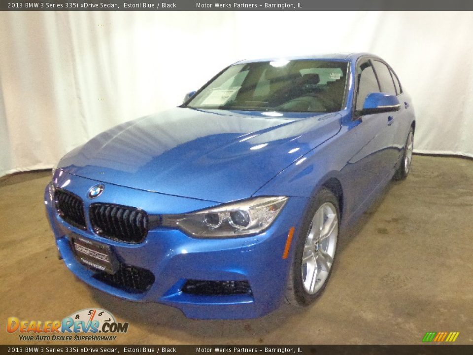 2013 BMW 3 Series 335i xDrive Sedan Estoril Blue / Black Photo #3
