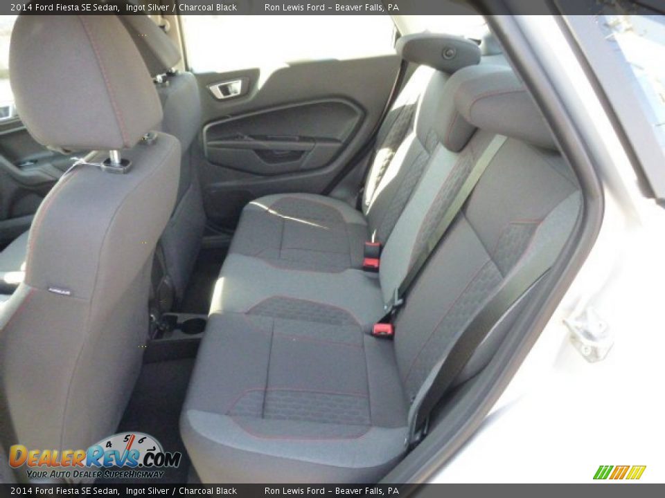 2014 Ford Fiesta SE Sedan Ingot Silver / Charcoal Black Photo #12