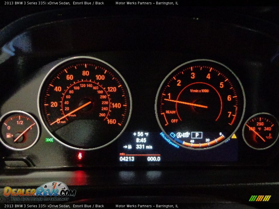 2013 BMW 3 Series 335i xDrive Sedan Estoril Blue / Black Photo #21