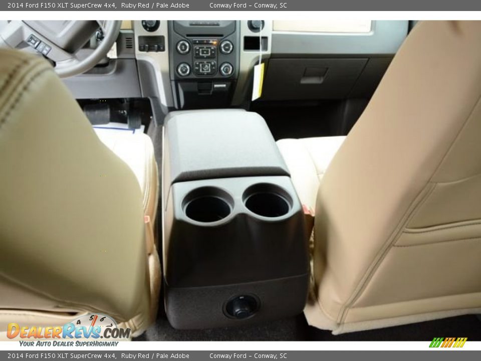 2014 Ford F150 XLT SuperCrew 4x4 Ruby Red / Pale Adobe Photo #13