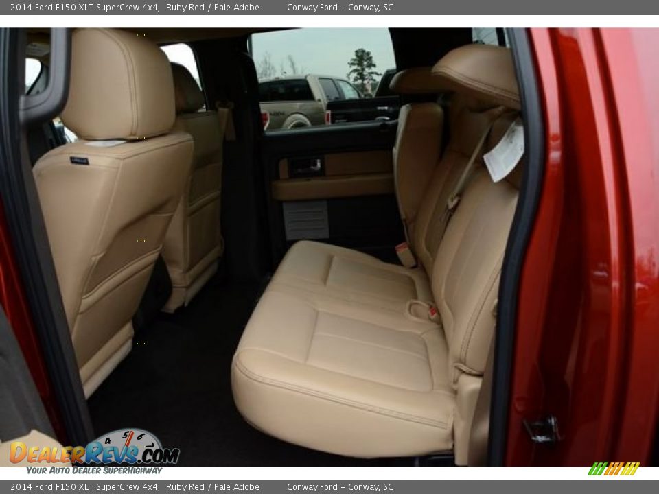 2014 Ford F150 XLT SuperCrew 4x4 Ruby Red / Pale Adobe Photo #15