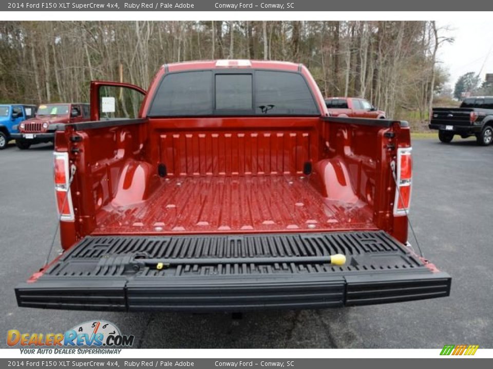 2014 Ford F150 XLT SuperCrew 4x4 Ruby Red / Pale Adobe Photo #16
