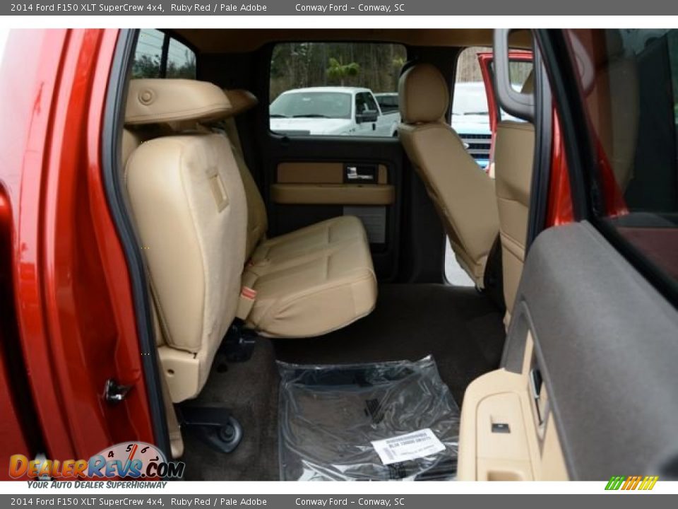 2014 Ford F150 XLT SuperCrew 4x4 Ruby Red / Pale Adobe Photo #17