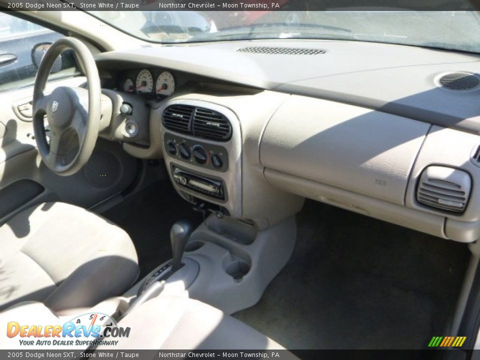 2005 Dodge Neon SXT Stone White / Taupe Photo #6