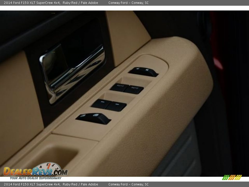 2014 Ford F150 XLT SuperCrew 4x4 Ruby Red / Pale Adobe Photo #22