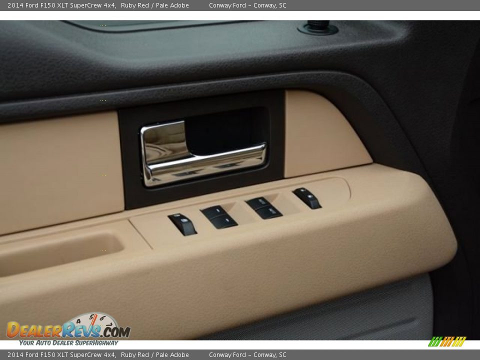 2014 Ford F150 XLT SuperCrew 4x4 Ruby Red / Pale Adobe Photo #23