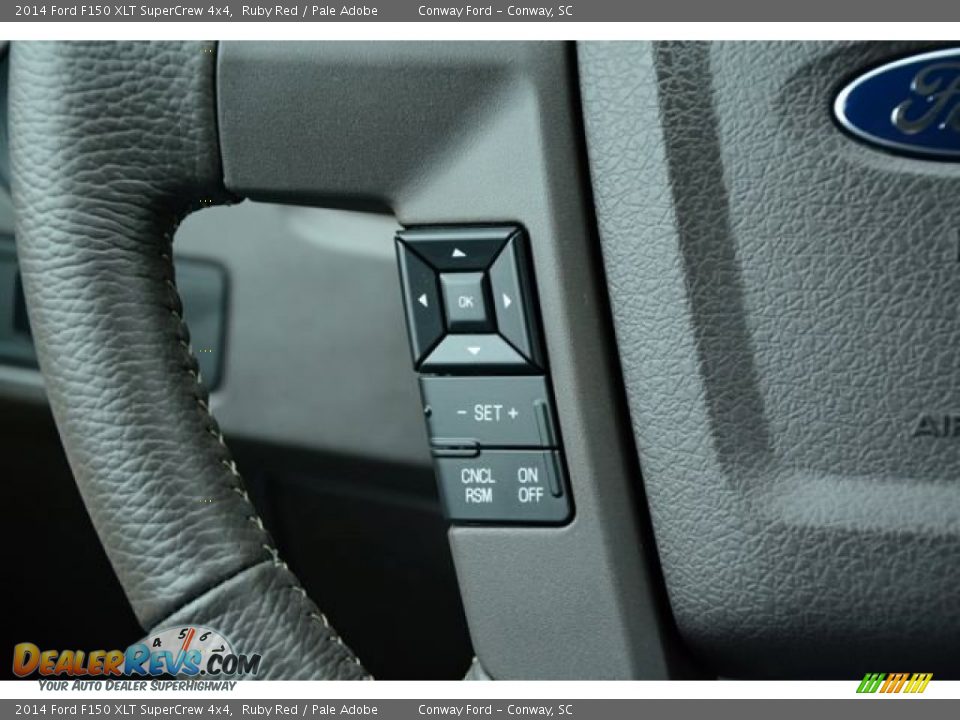 2014 Ford F150 XLT SuperCrew 4x4 Ruby Red / Pale Adobe Photo #26