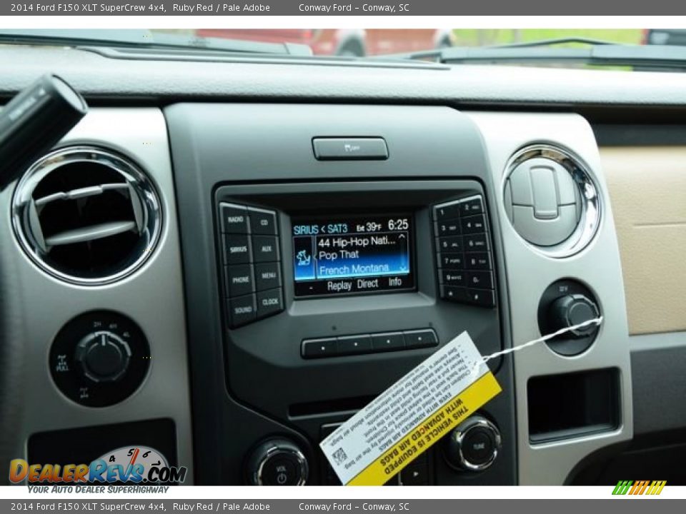 2014 Ford F150 XLT SuperCrew 4x4 Ruby Red / Pale Adobe Photo #28