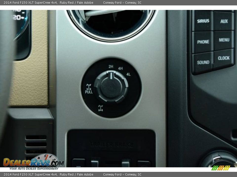 2014 Ford F150 XLT SuperCrew 4x4 Ruby Red / Pale Adobe Photo #30