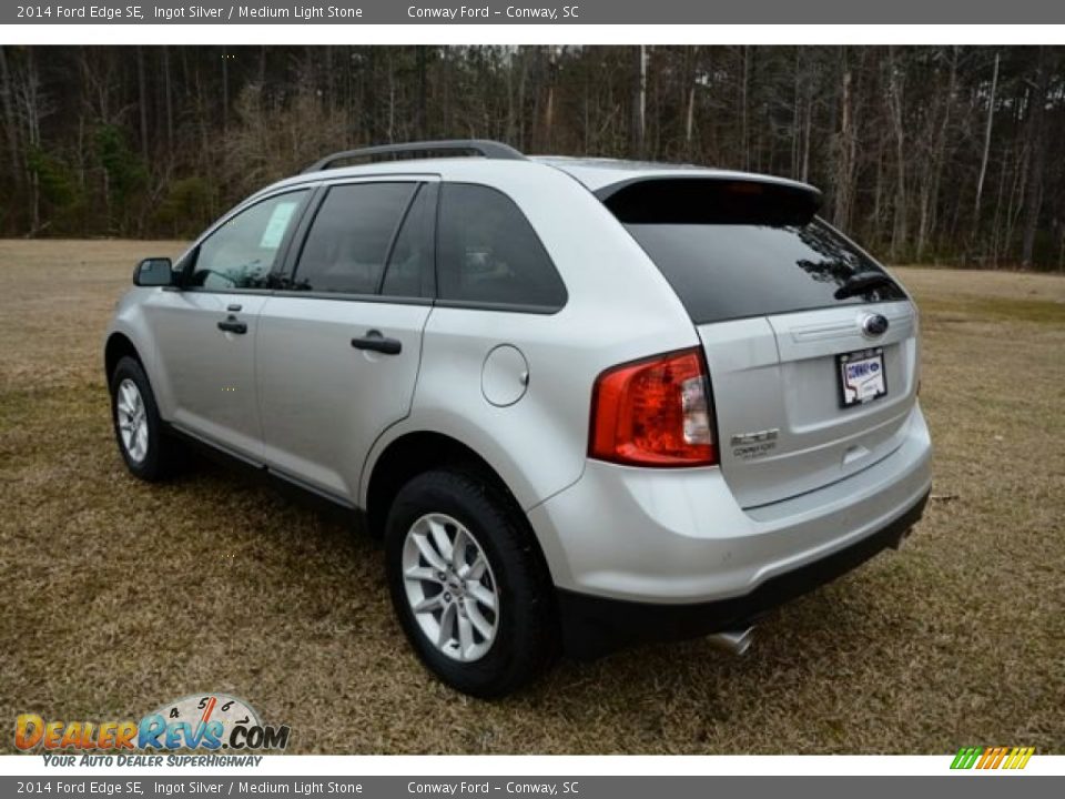 2014 Ford Edge SE Ingot Silver / Medium Light Stone Photo #7