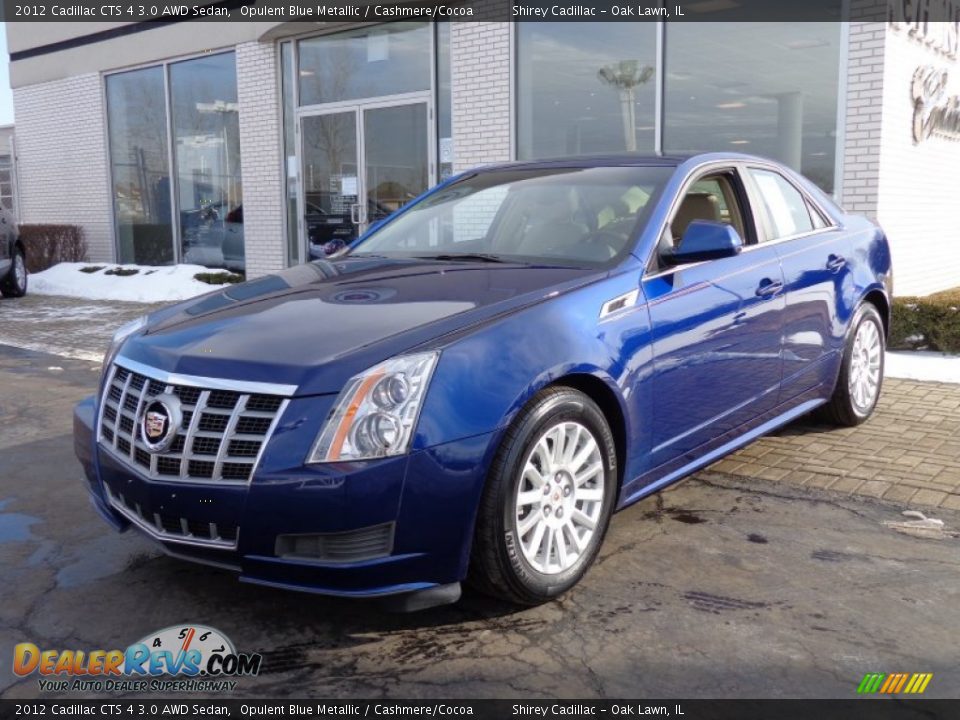 2012 Cadillac CTS 4 3.0 AWD Sedan Opulent Blue Metallic / Cashmere/Cocoa Photo #1