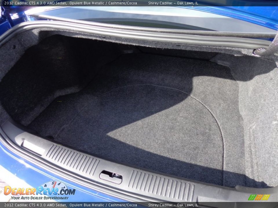2012 Cadillac CTS 4 3.0 AWD Sedan Opulent Blue Metallic / Cashmere/Cocoa Photo #10