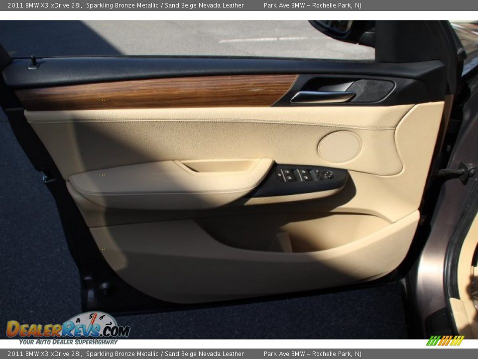 2011 BMW X3 xDrive 28i Sparkling Bronze Metallic / Sand Beige Nevada Leather Photo #9