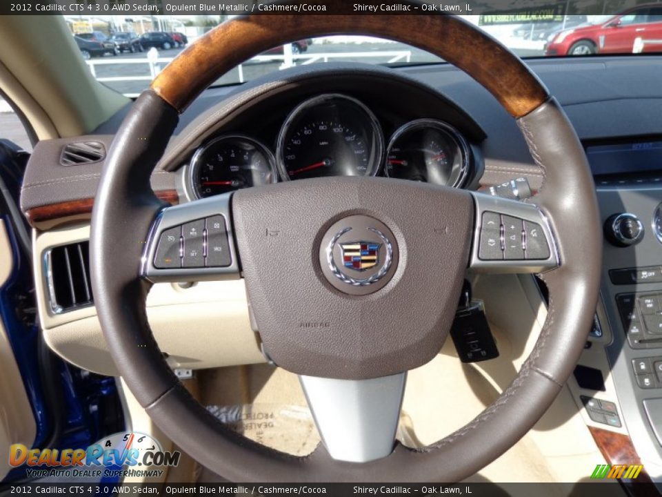 2012 Cadillac CTS 4 3.0 AWD Sedan Opulent Blue Metallic / Cashmere/Cocoa Photo #18