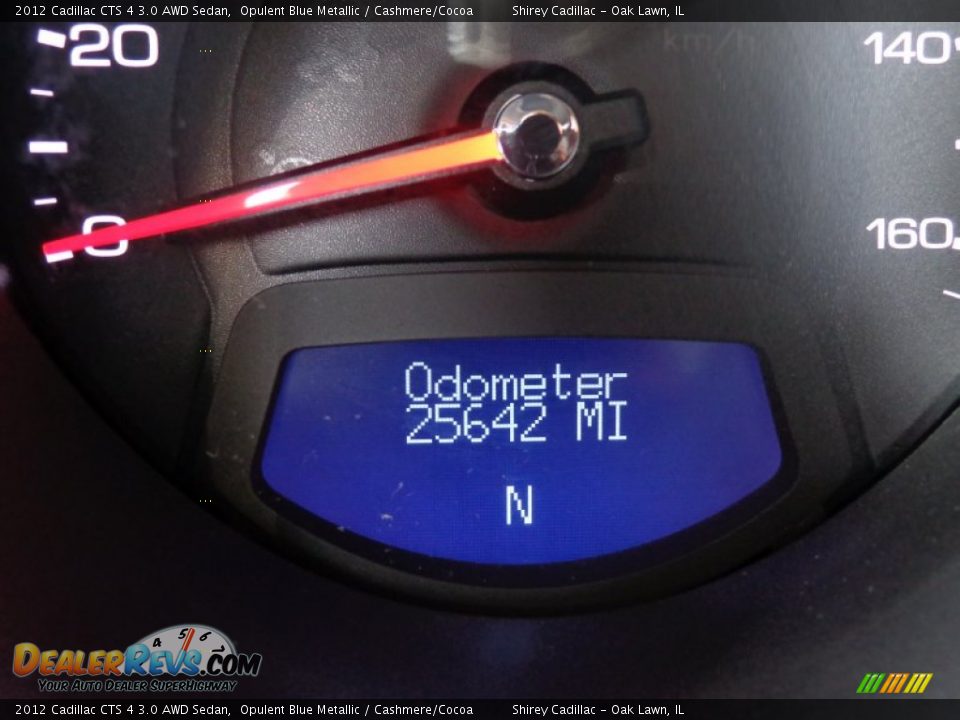 2012 Cadillac CTS 4 3.0 AWD Sedan Opulent Blue Metallic / Cashmere/Cocoa Photo #22