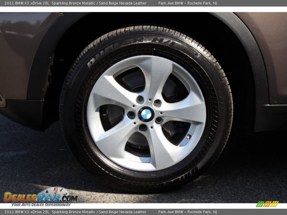 2011 BMW X3 xDrive 28i Sparkling Bronze Metallic / Sand Beige Nevada Leather Photo #31