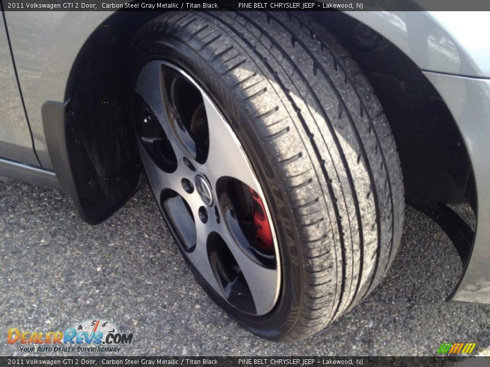 2011 Volkswagen GTI 2 Door Carbon Steel Gray Metallic / Titan Black Photo #2