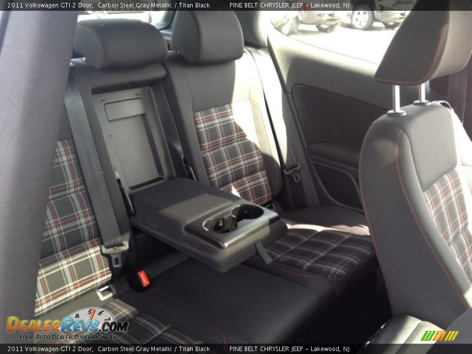 2011 Volkswagen GTI 2 Door Carbon Steel Gray Metallic / Titan Black Photo #13