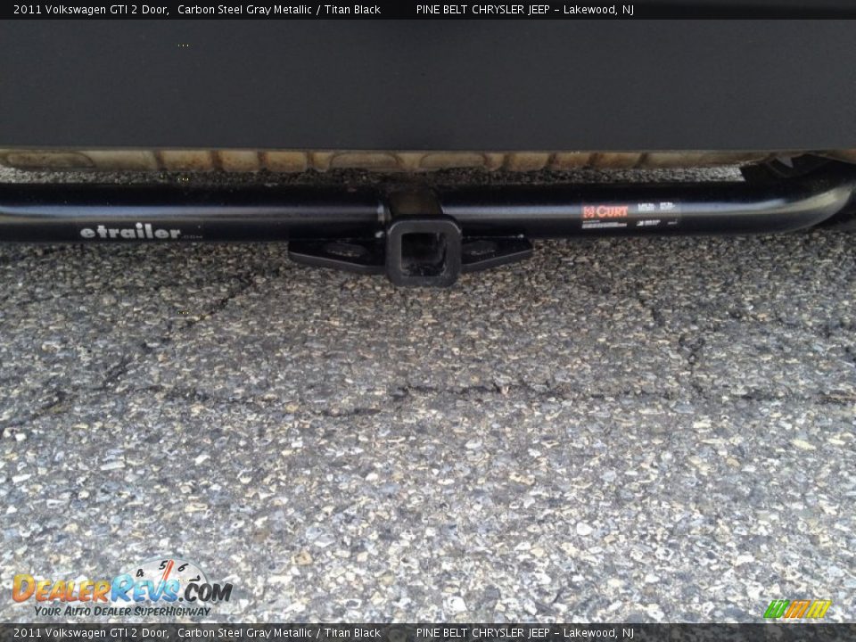 2011 Volkswagen GTI 2 Door Carbon Steel Gray Metallic / Titan Black Photo #16