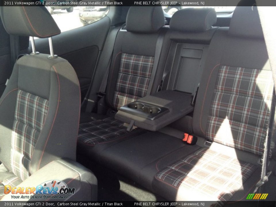 2011 Volkswagen GTI 2 Door Carbon Steel Gray Metallic / Titan Black Photo #25