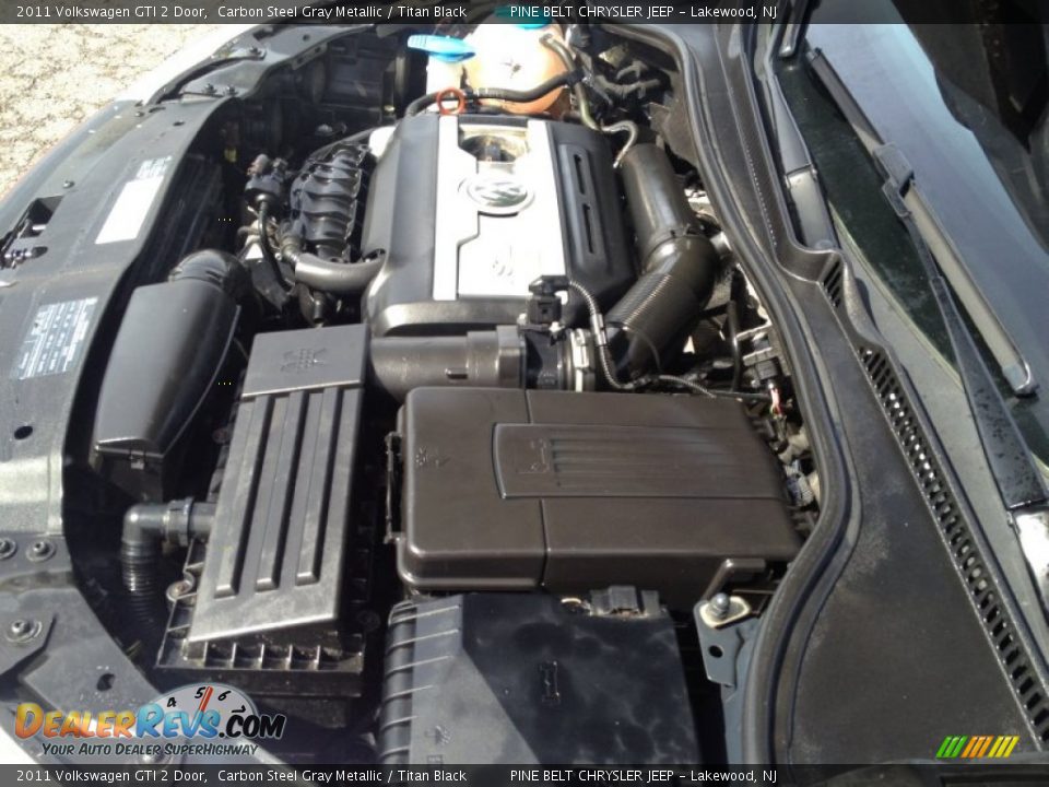 2011 Volkswagen GTI 2 Door Carbon Steel Gray Metallic / Titan Black Photo #31