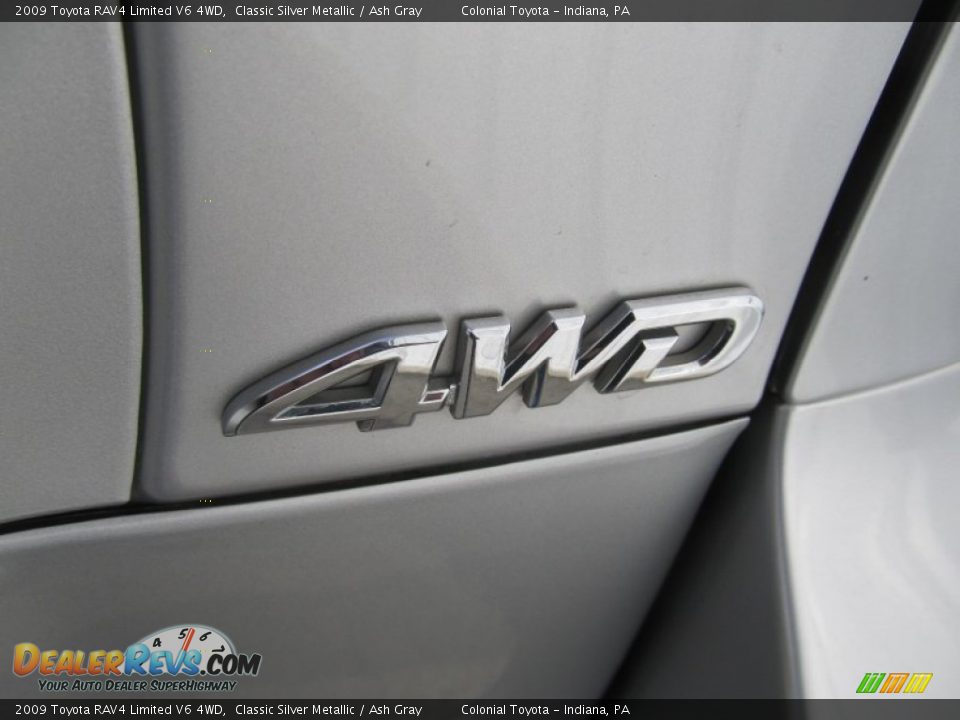 2009 Toyota RAV4 Limited V6 4WD Classic Silver Metallic / Ash Gray Photo #6