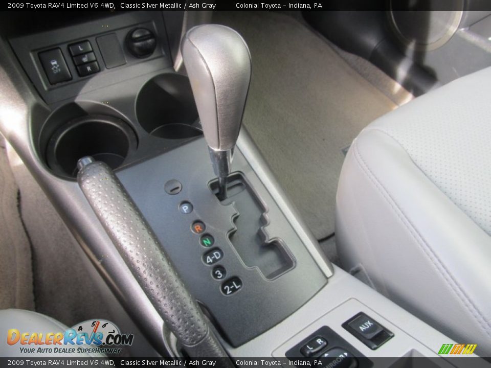 2009 Toyota RAV4 Limited V6 4WD Classic Silver Metallic / Ash Gray Photo #17