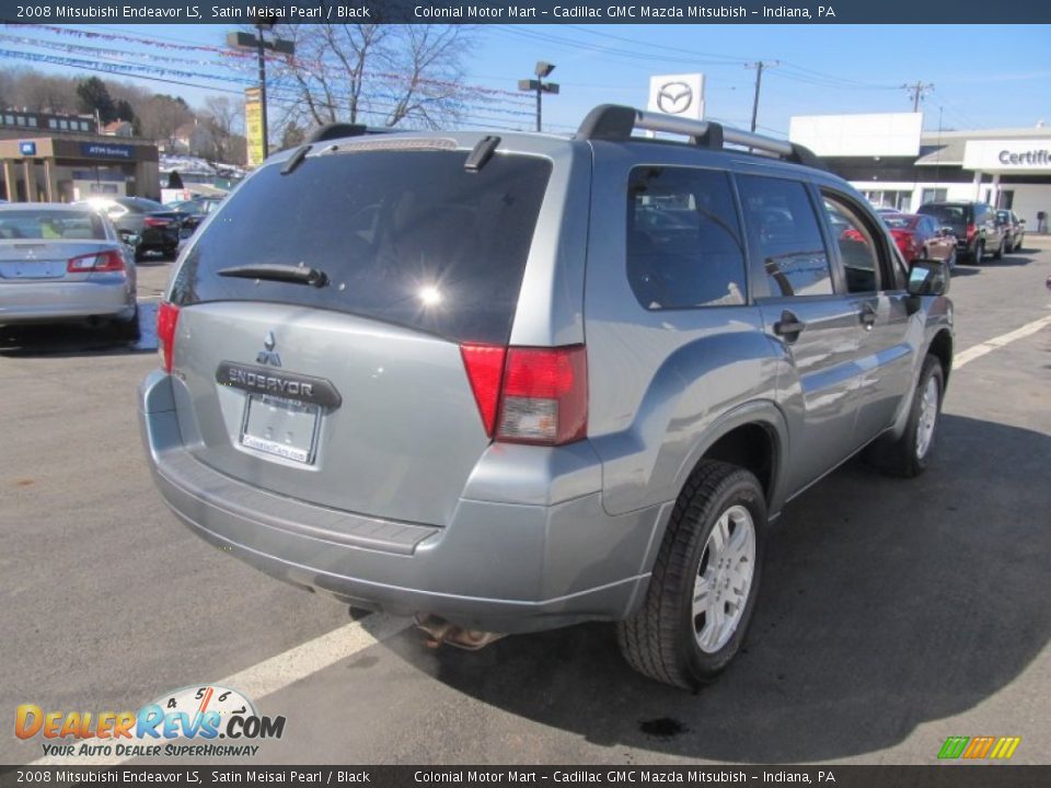 2008 Mitsubishi Endeavor LS Satin Meisai Pearl / Black Photo #6