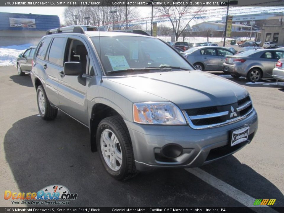 2008 Mitsubishi Endeavor LS Satin Meisai Pearl / Black Photo #7