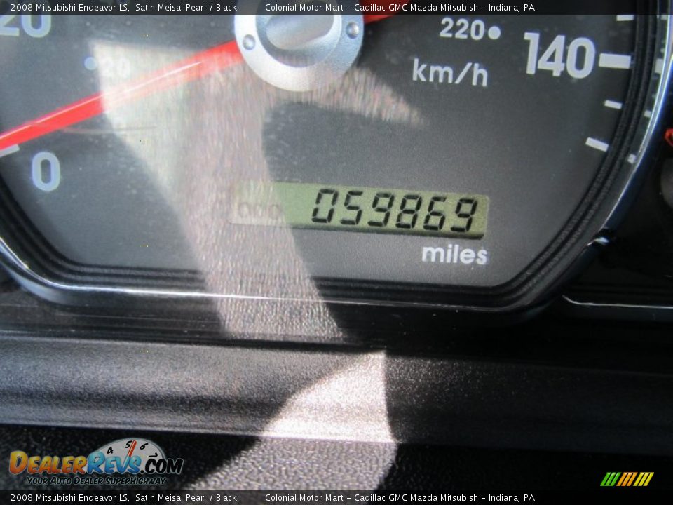 2008 Mitsubishi Endeavor LS Satin Meisai Pearl / Black Photo #20