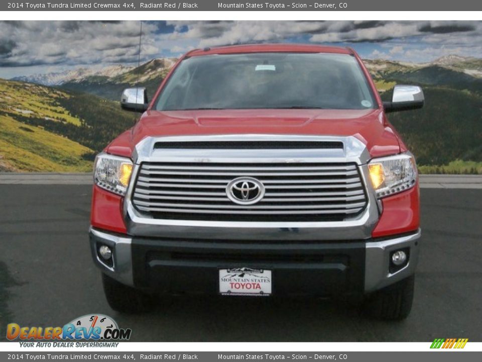 2014 Toyota Tundra Limited Crewmax 4x4 Radiant Red / Black Photo #2