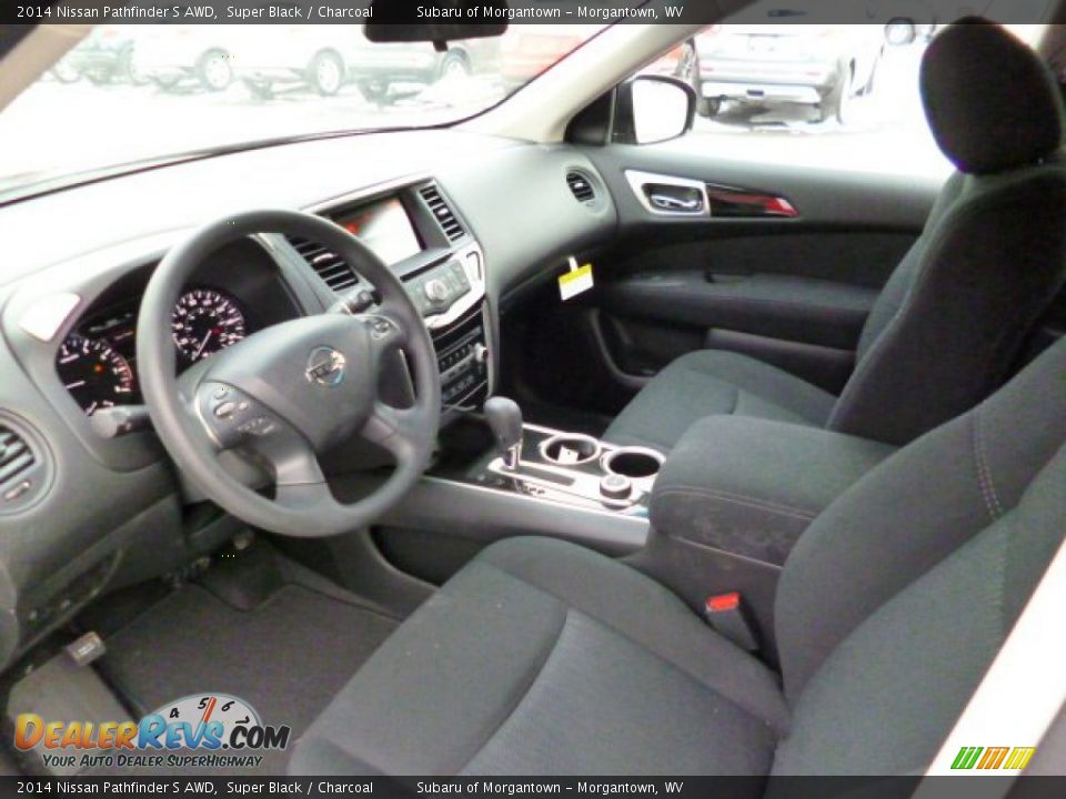 2014 Nissan Pathfinder S AWD Super Black / Charcoal Photo #16