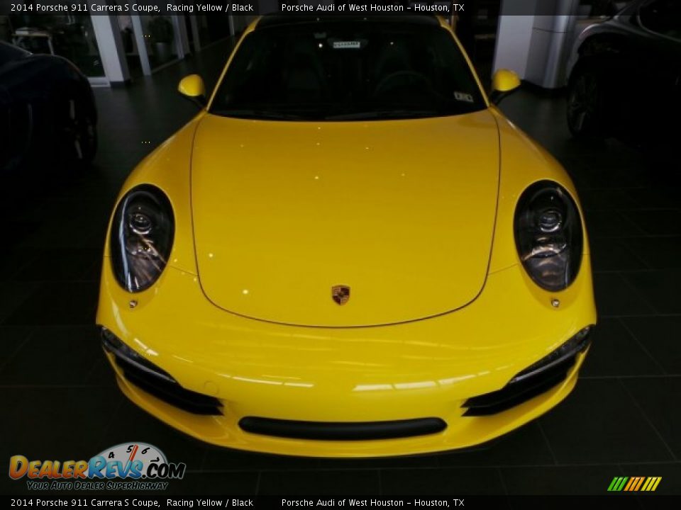2014 Porsche 911 Carrera S Coupe Racing Yellow / Black Photo #2
