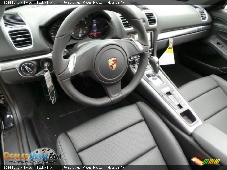 Black Interior - 2014 Porsche Boxster  Photo #12