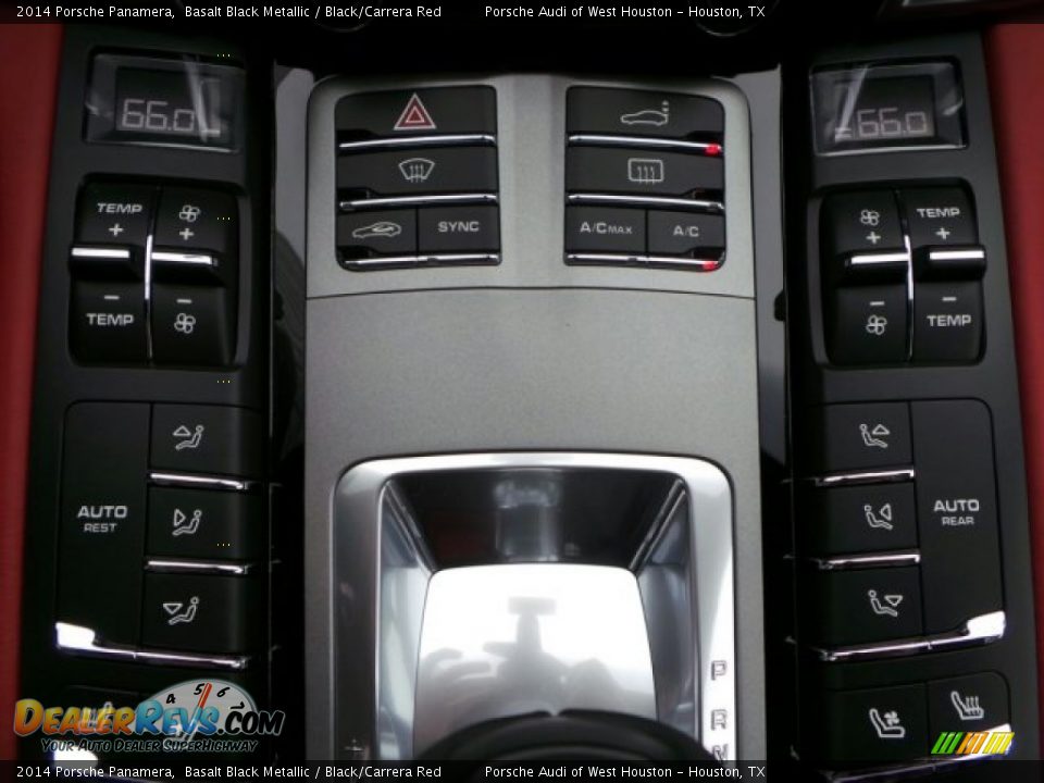 2014 Porsche Panamera Basalt Black Metallic / Black/Carrera Red Photo #21